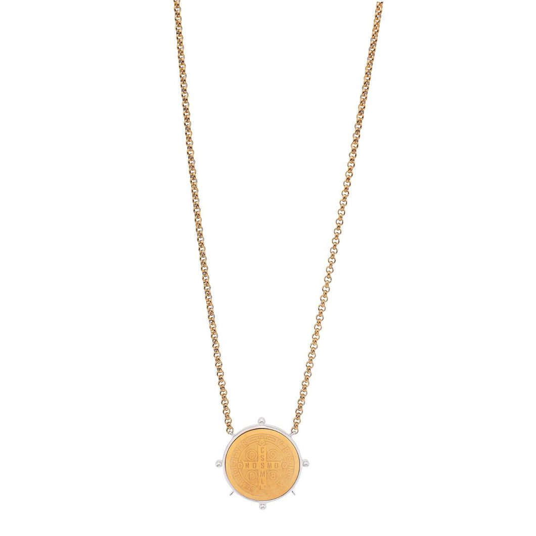 SAN BENITO -Two tone necklace