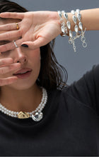 Load image into Gallery viewer, JASMINE PEARL NECKLACE SILVER
