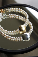 Load image into Gallery viewer, JASMINE PEARL NECKLACE SILVER
