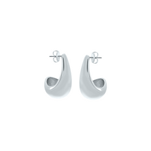 Load image into Gallery viewer, &#39;PENSIVE&#39; Earrings -Silver Small-
