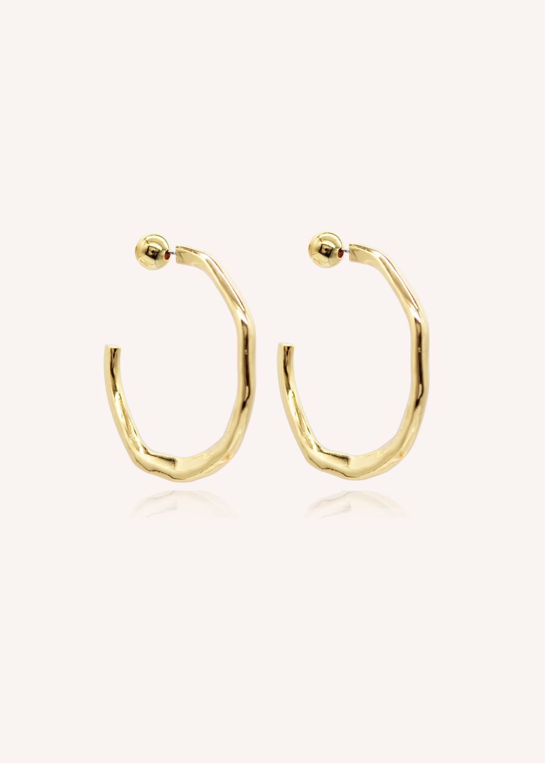 SALLY MAXI HOOPS GOLD