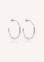 Load image into Gallery viewer, SALLY MAXI HOOPS SILVER
